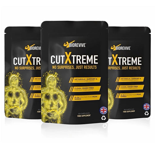 BioRevive CutXtreme Fitness Energy Supplement 180 Capsules - 3 Month Supply