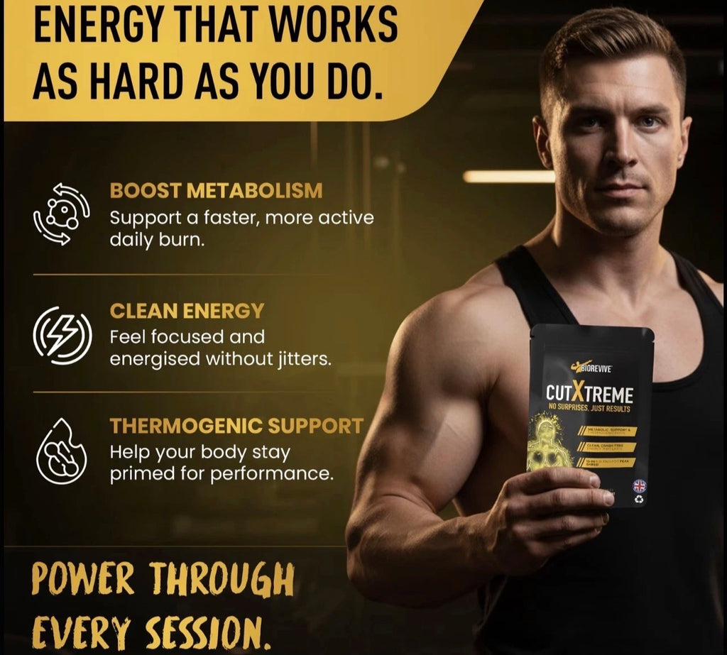BioRevive CutXtreme Fitness Energy Supplement 180 Capsules - 3 Month Supply