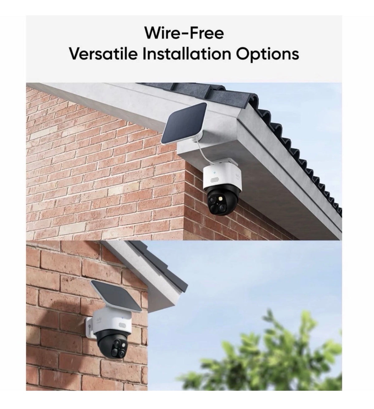2x Eufy SoloCam S340 + HomeBase S380 3K Solar Security Camera Wireless Kit