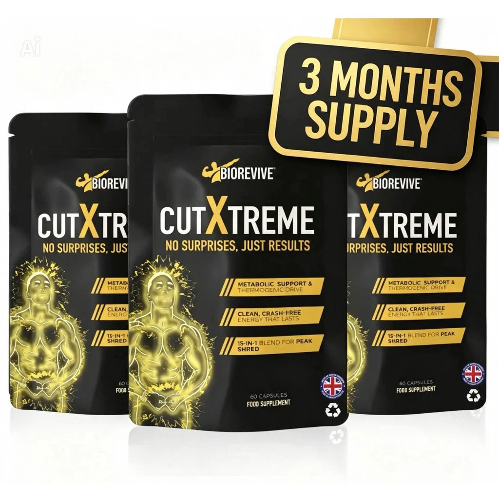 BioRevive CutXtreme Fitness Energy Supplement 180 Capsules - 3 Month Supply